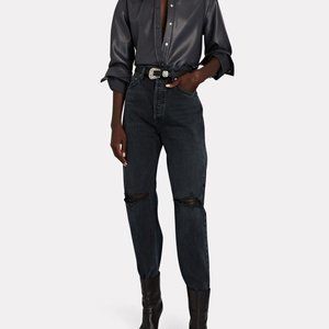 AGOLDE Los Angeles 90's Pinch Waist Jeans - Black - Size 29